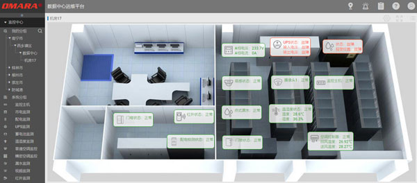 平臺3D機房界面